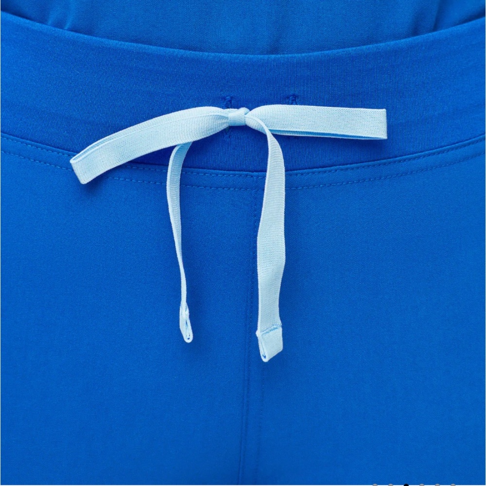 Figs Livingston basic scrub pants in blue